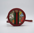 Red Gucci GG Supreme Floral Bloom Mini Backpack