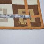 Vintage Fendi Cotton Zucca Monogram Bandana