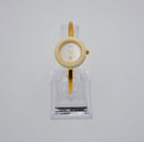 Bezel Women's Beige Quartz Watch