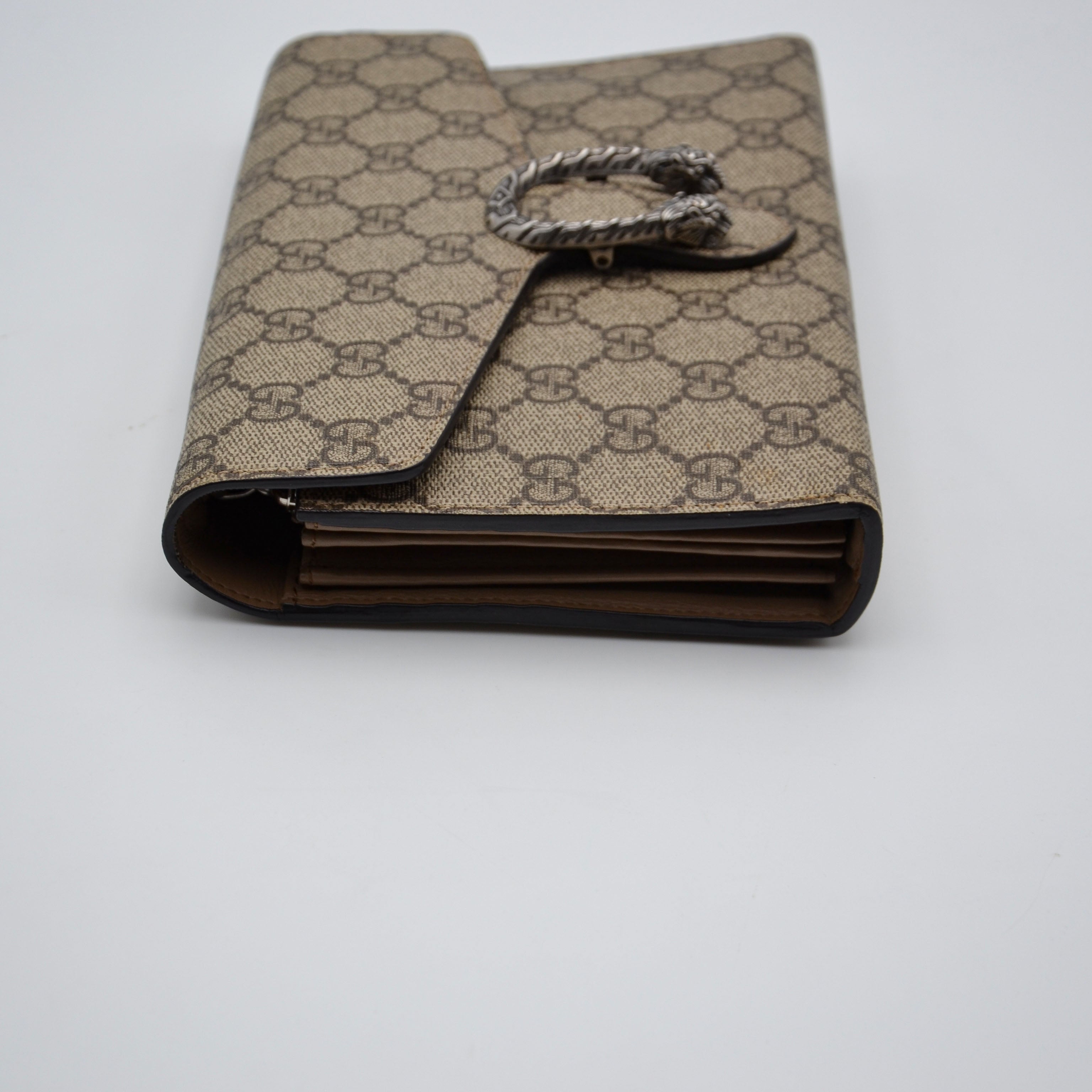 Gucci Dionysus Wallet On Chain Gg Supreme