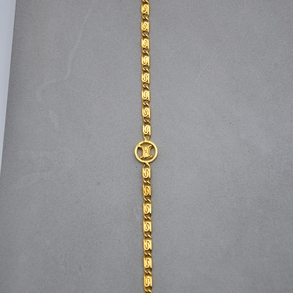 Céline Collar largo de eslabones Triomphe Vintage
