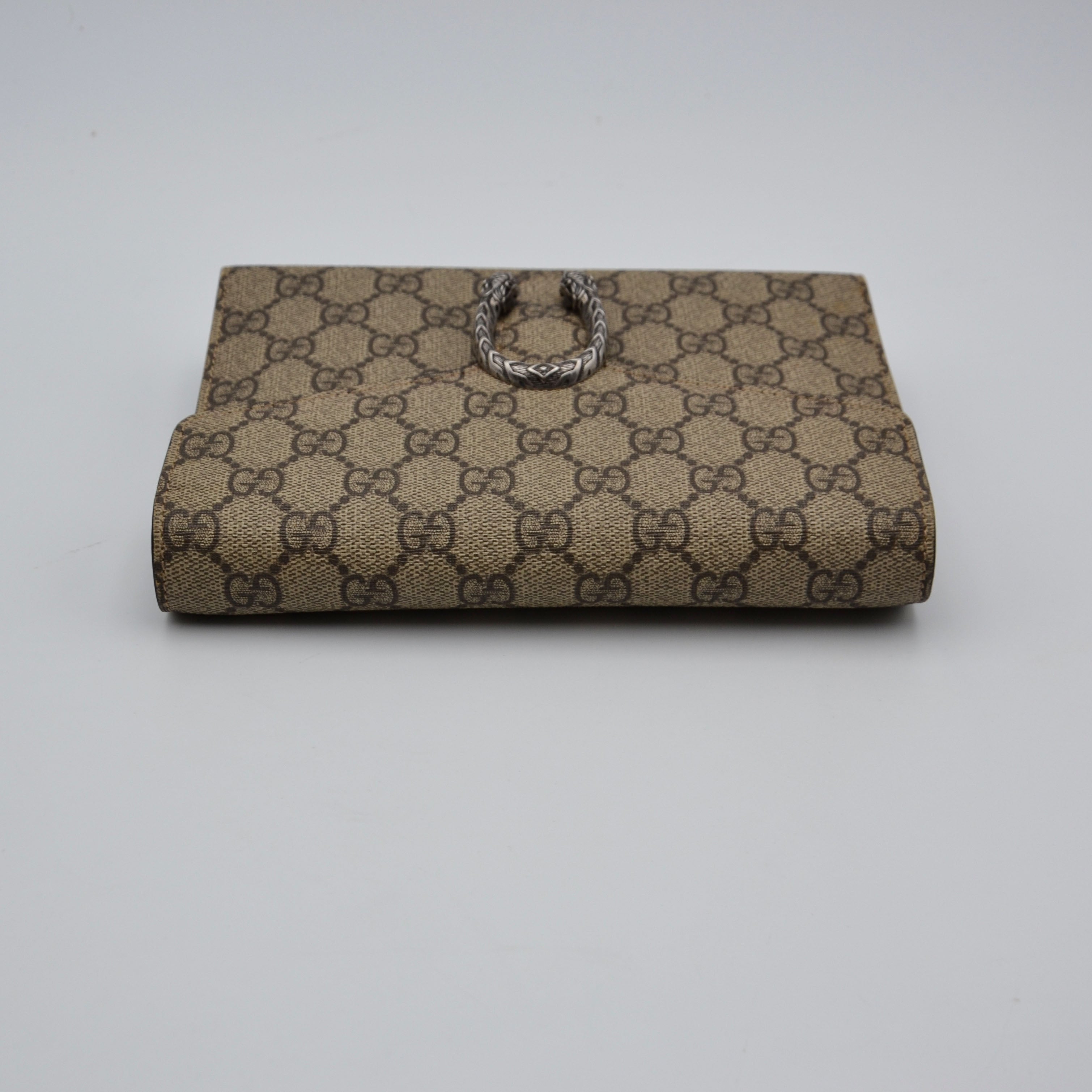 Gucci Dionysus Wallet On Chain Gg Supreme