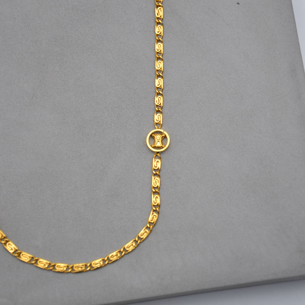 Céline Collar largo de eslabones Triomphe Vintage