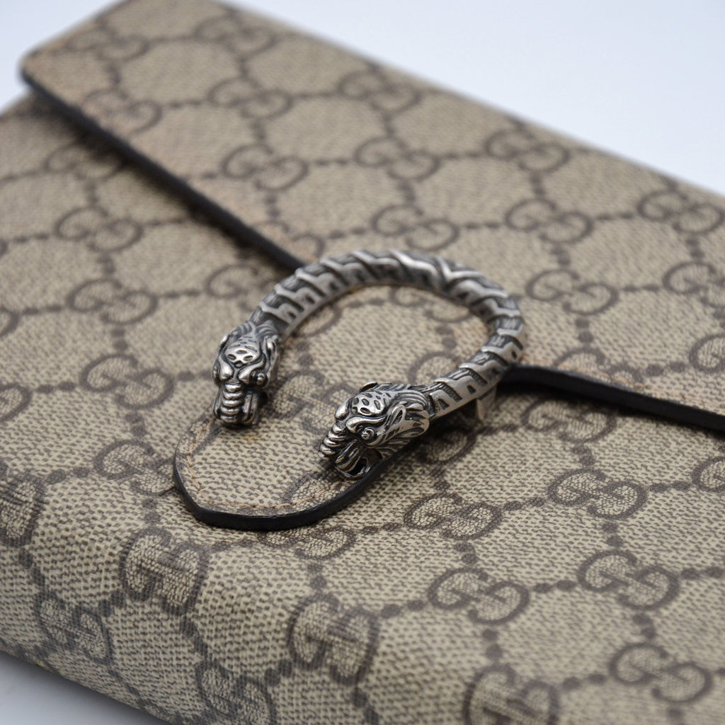 Gucci Dionysus Wallet On Chain Gg Supreme