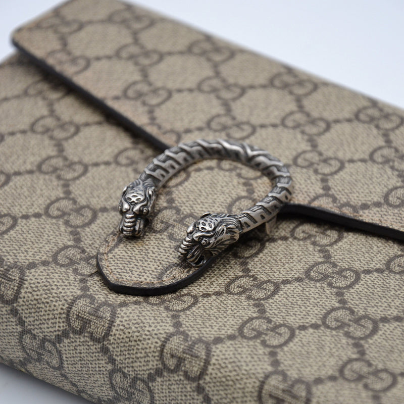 Gucci Dionysus Wallet On Chain Gg Supreme