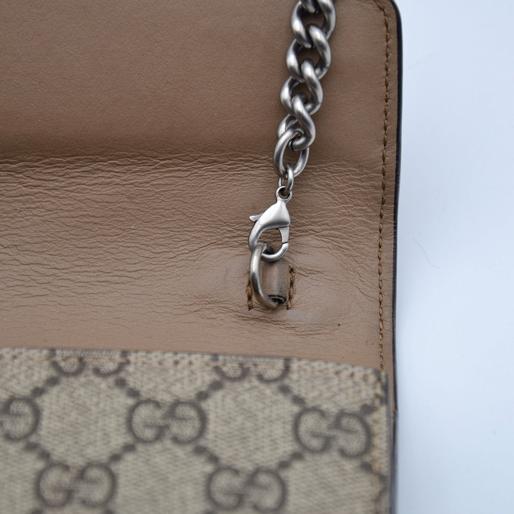 Gucci Dionysus Wallet On Chain Gg Supreme