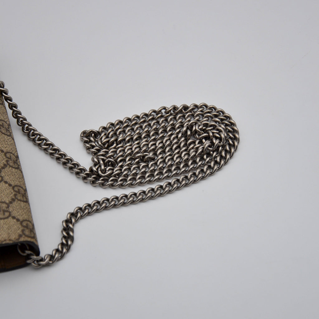 Gucci Dionysus Wallet On Chain Gg Supreme