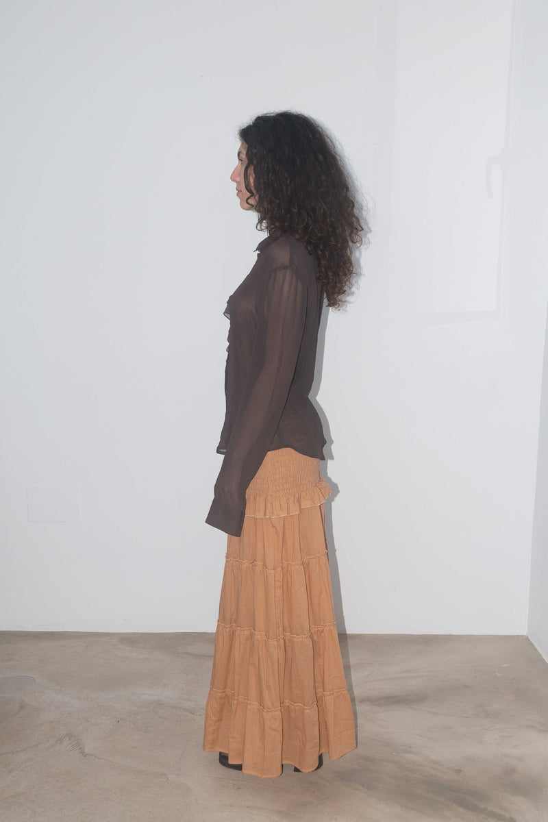 Jupe Roma Long Camel