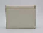 White Vintage Yves Saint Laurent Crossbody Bag