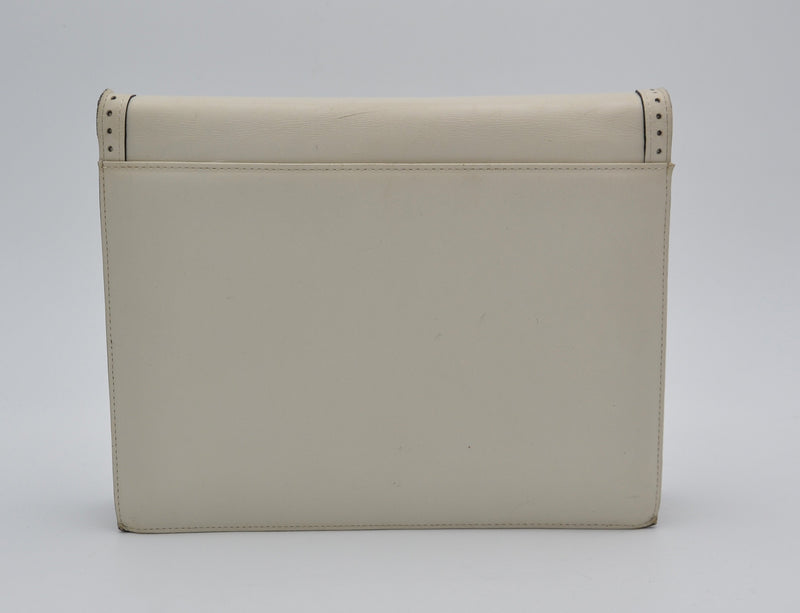 Sac Yves Saint Laurent Vintage Crossbody Blanc