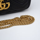 Gucci Gg Marmont Super Mini Quilted Bag Black