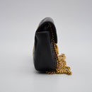 Gucci Gg Marmont Super Mini Quilted Bag Black