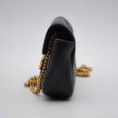 Gucci Gg Marmont Super Mini Quilted Bag Black