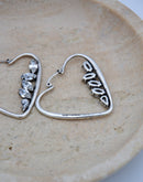Saint Laurent Boucles D'Oreilles Coeur