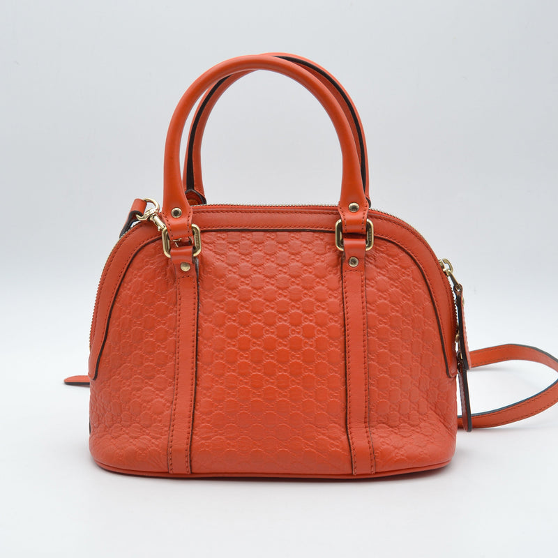 Sac Dome Guccissima Cuir Orange Mandarine