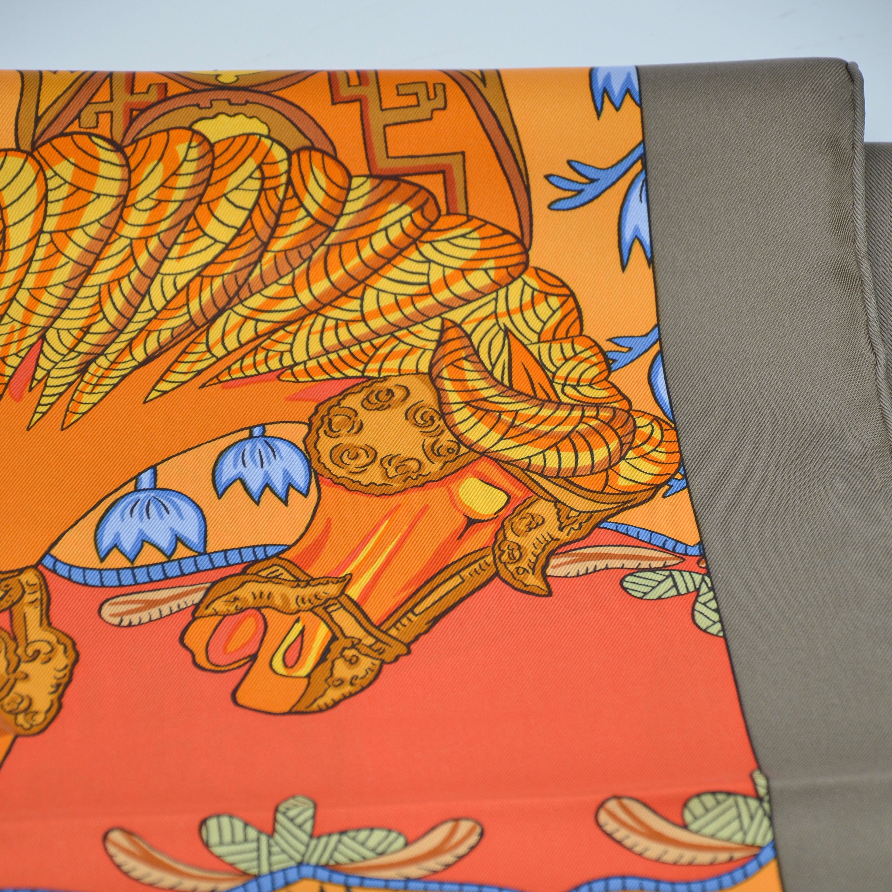 Carré Hermès 90 « El arte de las estepas »
