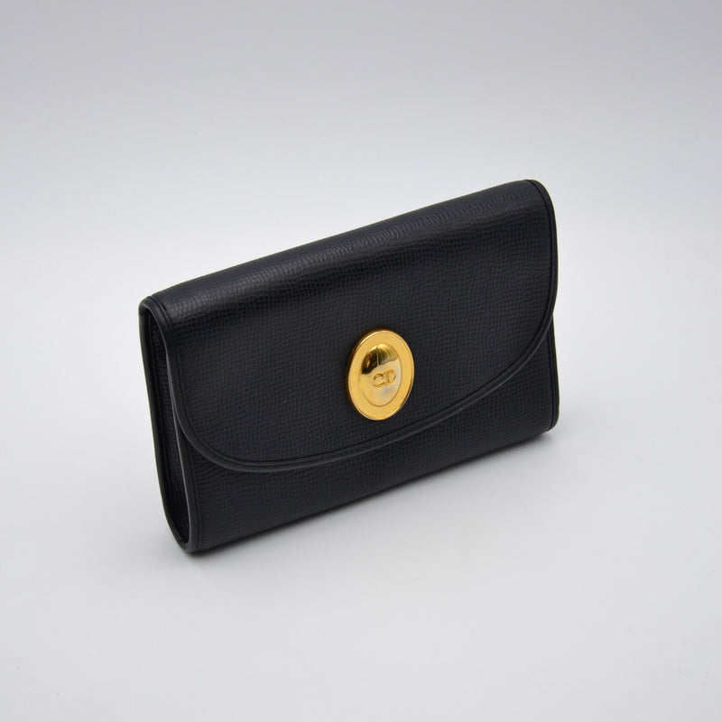 Dior Crossbody Leather Black Vintage