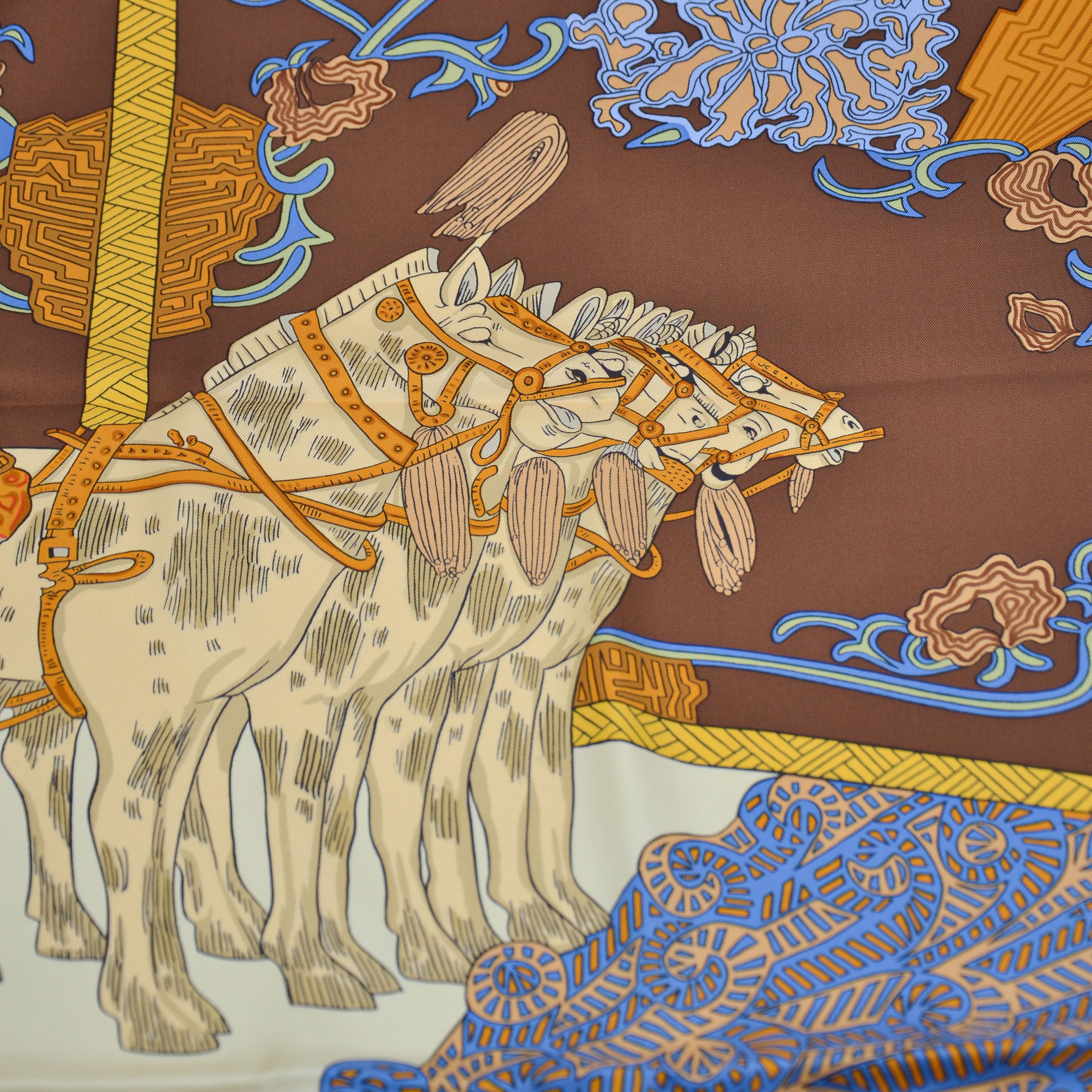 Carré Hermès 90 « El arte de las estepas »