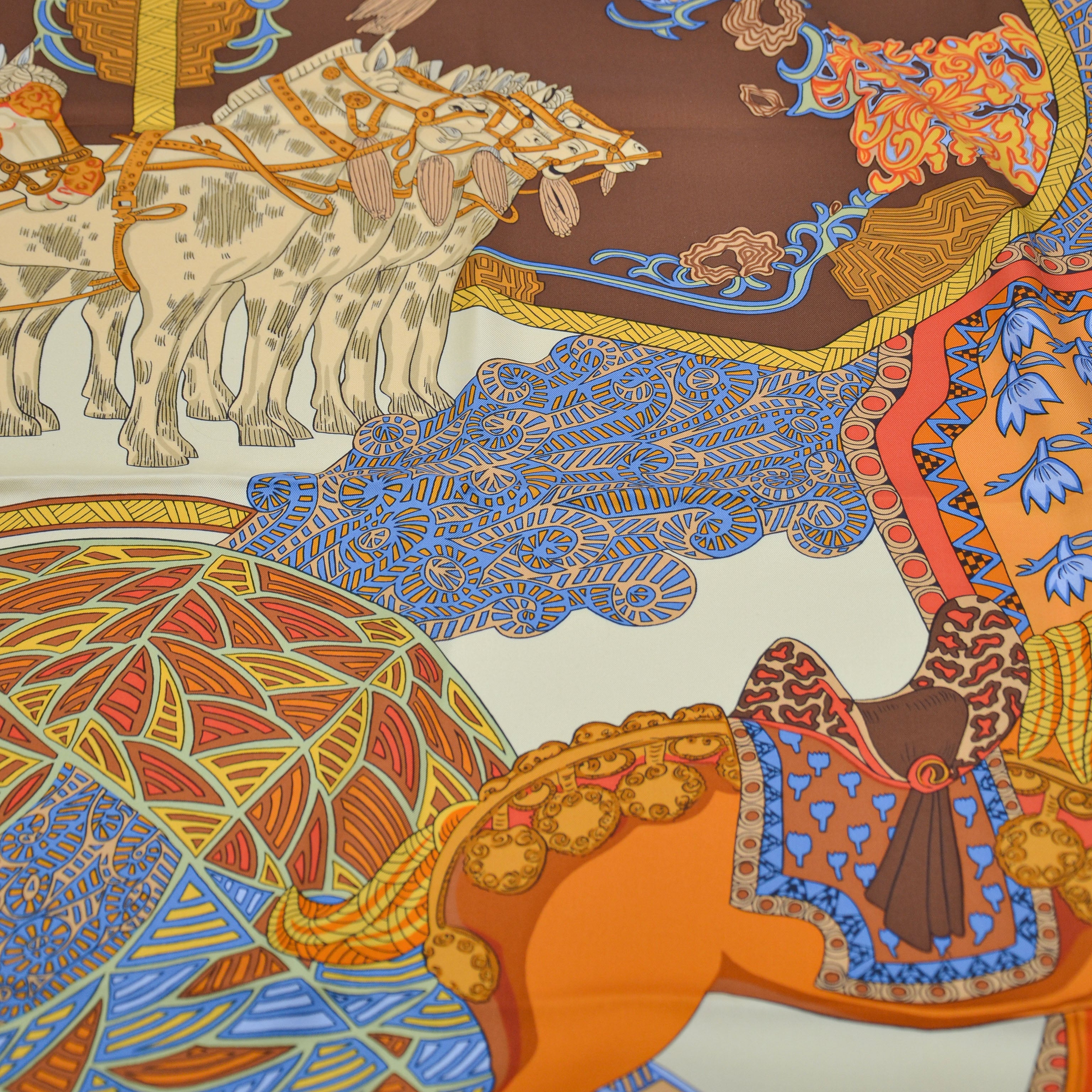 Carré Hermès 90 « El arte de las estepas »