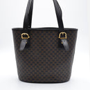 Céline Macadam Tote Bag Black Coated Canvas