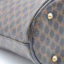 Céline Macadam Tote Bag Black Coated Canvas