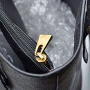 Céline Macadam Tote Bag Black Coated Canvas