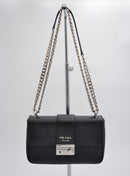 Bolso Prada En Cuero Saffiano Negro