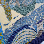 Pañuelo Hermès L'Atlantide Carré Plisado