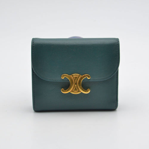 Portefeuille Céline Small Flap Wallet Triomphe