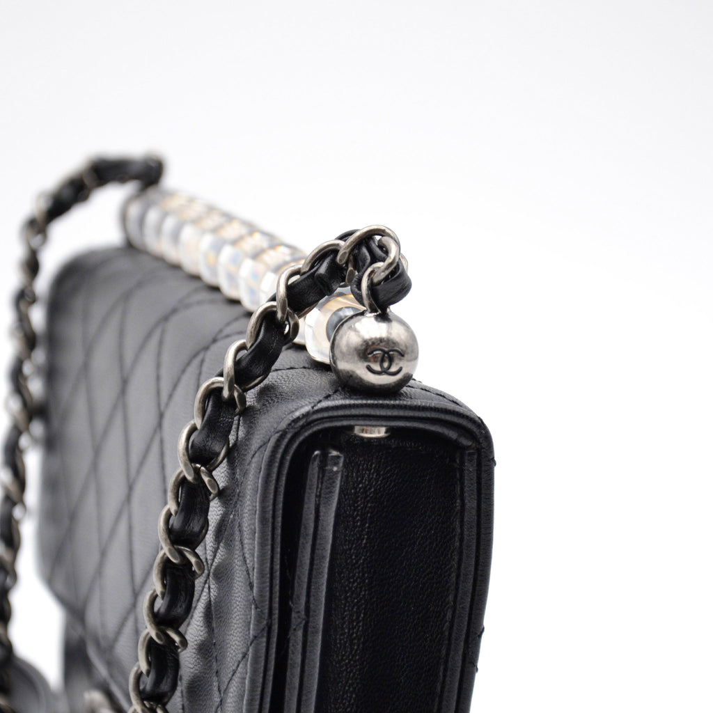 Chanel My Precious Pearls Mini Flap Black