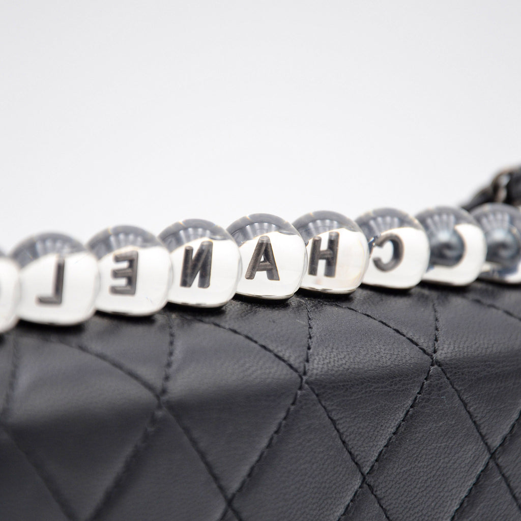 Chanel My Precious Pearls Mini Flap Black