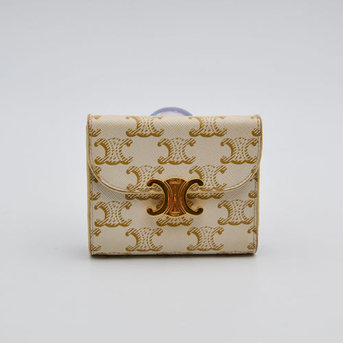 Portefeuille Céline Small Flap Wallet Triomphe