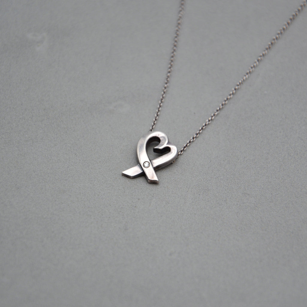 Collier Tiffany & Co. Paloma Picasso Loving Heart Diamant