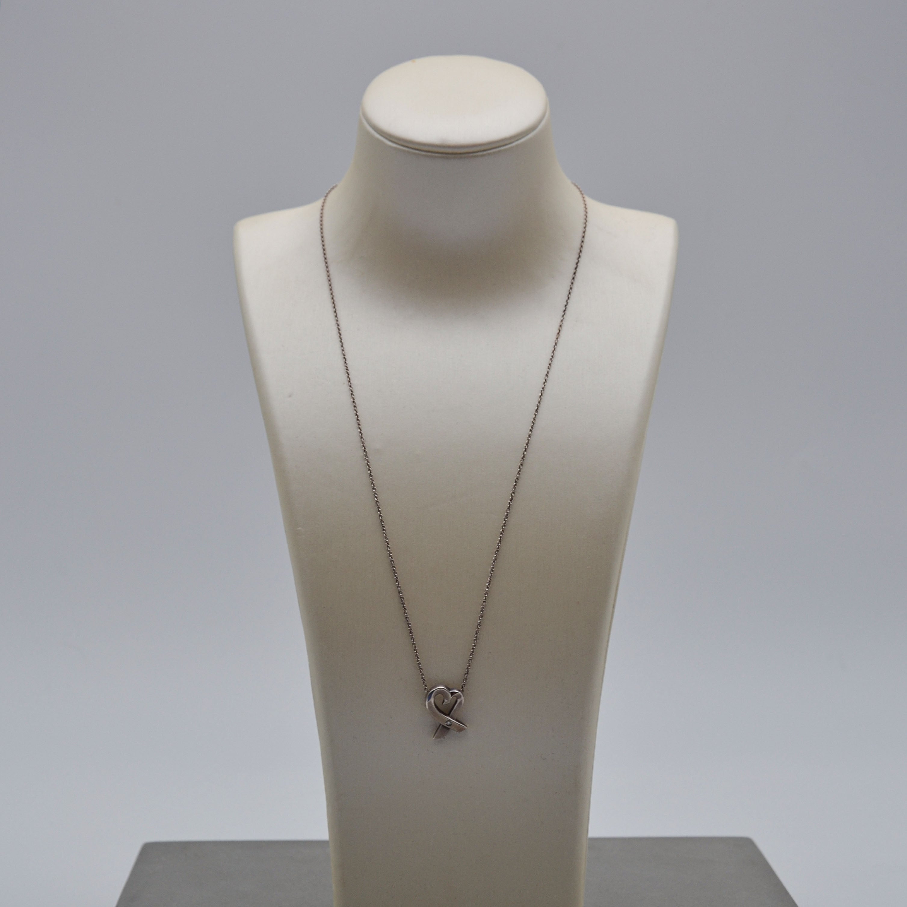 Collier Tiffany & Co. Paloma Picasso Loving Heart Diamant