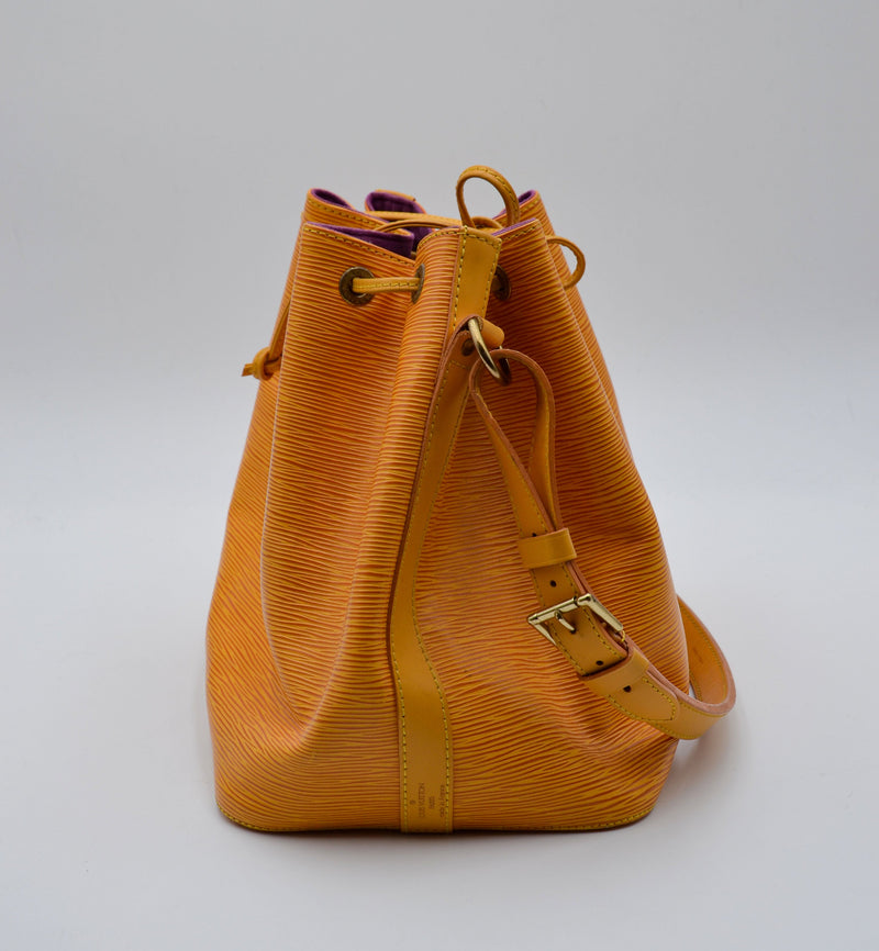 Louis Vuitton Noé Pm Yellow Epi Leather
