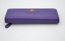 Portefeuille Long Prada En Cuir Saffiano Violet