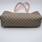 Gucci Gg Supreme Zipped Tote
