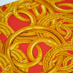 Pañuelo Chanel Vintage Cadenas y Perlas