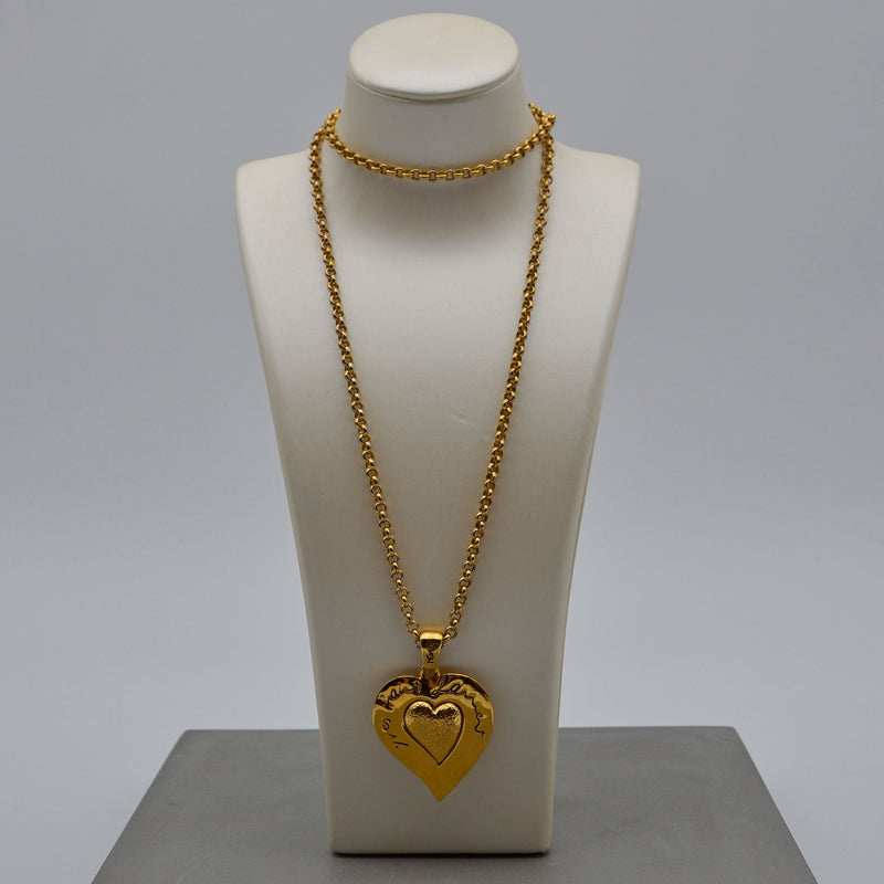 Yves Saint Laurent Collier Cœur Vintage