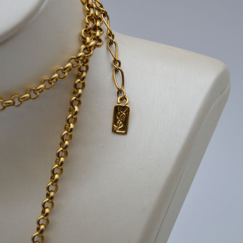 Yves Saint Laurent Collier Cœur Vintage