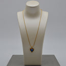 Yves Saint Laurent Collier Cœur Réversible Vintage