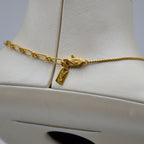 Yves Saint Laurent Collier Cœur Réversible Vintage