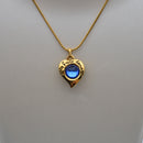 Yves Saint Laurent Collier Cœur Réversible Vintage