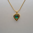 Yves Saint Laurent Collier Cœur Réversible Vintage