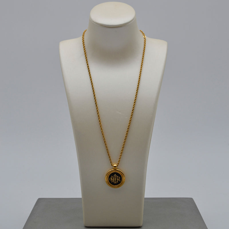 Christian Dior Vintage Medallion Necklace