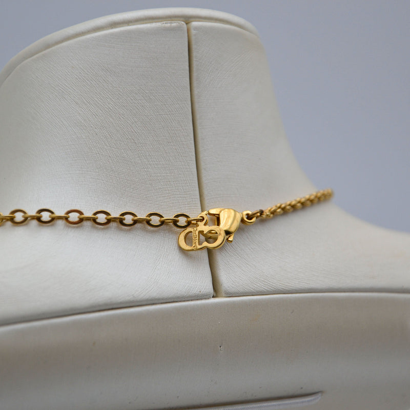 Christian Dior Vintage Medallion Necklace