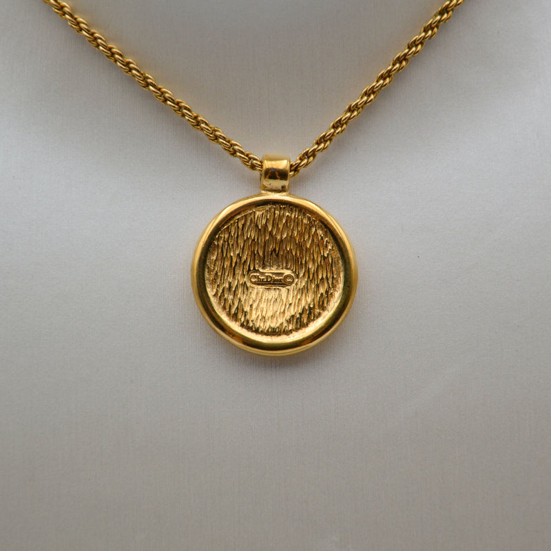 Christian Dior Vintage Medallion Necklace