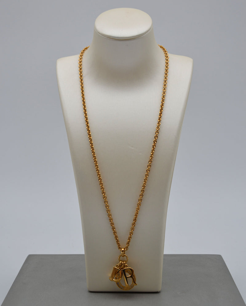Collar Christian Dior Letras D.I.O.R. vendimia