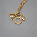 Collar Christian Dior Letras D.I.O.R. vendimia