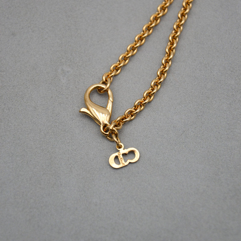 Collar Christian Dior Letras D.I.O.R. vendimia